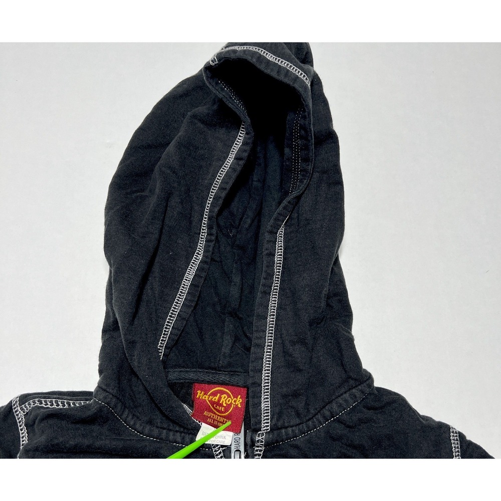 Hard Rock Cafe Rock n Roll Las Vegas Graphic Hoodie Boys Size Small 100%Cotton - Picture 3 of 4